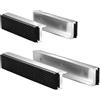 YOUNTHYE Set di 4 ganasce di protezione (100 mm e 150 mm), ganasce protettive in alluminio, per officina