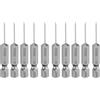 QUARKZMAN 10Pz #000 Punte Cacciavite Phillips PH000 1/4 Gambo Esagonale 2 (50mm) Lungo Acciaio S2 Magnetiche Inserti per Avvitatore Cacciavite Elettrico Punte Trapano 0.047 (1.2mm) Asta
