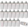 Krawnxin 20x Fermi per Tapparelle, 40 mm, in Plastica, Per Tapparelle in lega di Alluminio, con vite (40mm, Pezzo, 20)