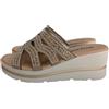 Valleverde Sandali Donna 55560-2026 in Pelle Ghiaccio Scarpe Casual Comode, Leggere e Flessibili, Ideali per Primavera Estate. EU 40