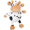 BESTYASH Zaino Stili multipli Colore Casuale Stili multipli Peluche a Forma di Mucca Bianco Tracolla Regolabile, Morbido alla Moda Donna per Festa Scuola Decor e Uso Quotidiano