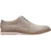 Clarks - Scarpe Oxford Atticus Lace Uomo, Nabuk grigio, 13