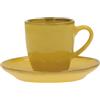 ROSE & TULIPANI Concerto Tazza Caffè c/Piattino Ocra Stoneware