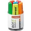 STABILO - Evidenziatore - BOSS ORIGINAL | Box Bicchiere da 6, Giallo/Verde/Arancio/Rosso/Rosa/Blu