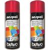 Nespoli Bomboletta Spray Aerosol Rosso Fuoco Ral 3000 400ml (Confezione da 2)