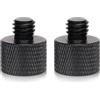 SAVITA 2 Pezzi Adattatore Piede Microfono, 3/8 Maschio a 5/8 Femmina Adattatore Filetto Treppiede per Fotocamera Monitor Supporto Microfono