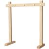 BLWOTMOR Chime Stand Supporto Da Tavolo in Legno per Campanelli Esposizione Gong Porta Gioielli Multifunzione Design Compatto Adatto per Meditazione Sala, S