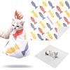 Kiorafoto Involucro extra large per gatti da 90,2 cm, per tagliare le unghie, medicina, toelettatura