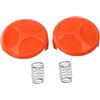 ZAMETTER Copertura per bobina per decespugliatore Black Decker 385022-03, tappo di ricambio GH400 GL4525 GLC1823L STC1820 ABS, confezione da 2
