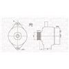 MAGNETI MARELLI Alternatore SUZUKI OPEL 1,2 1,0 31400-60G10 3140060G13000