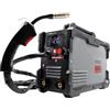 Schumacher Electric - SWX 120: saldatrice MIG con inverter da 120 A, senza gas, 230 V - Torcia MIG Direct + MMA - Filo tubolare da Ø 0,6-0,9 mm - Elettrodi da Ø 1,6-3,2 mm - Display LCD - 2 rulli