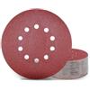 Awutzut Disco abrasivo a 10 fori da 22,9 cm, grana 80, carta vetrata per cartongesso, 30 pezzi, per levigatrice a soffitto popcorn