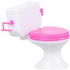 ifundom Mini Toilette Giocattolo Resistente per Casa delle Bambole Decorazione Miniatura Accessorio Bagno Dettagliato e Leggero per di in Miniatura