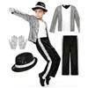 Generico Popstar Costume Bambino, Costume Popstar Bambino, Vestito Rockstar Carnevale 3-12 Anni, XL