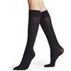 FALKE Pure Matt 50 DEN W Kh semicoprenti tinta unita 1 paio, Calzini lunghi Donna, Blu Marine 6179, 39-42