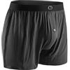 MORNIUNDER Boxer da Uomo in bambù, da Uomo, Morbidi, Comodi, Traspiranti, Colore: Nero - - Large