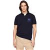 Tommy Hilfiger Polo Uomo Boucle H Embro Reg S/S, Desert Sky, XL
