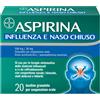 BAYER Aspirina Influenza E Naso Chiuso Antidolorifico 20 Bustine