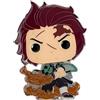 Funko Gadget - Demon Slayer: Funko Pop! Pin - Tanjiro Kamado (Enamel Pin / Spilla Smal