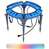 Opaeroo Luci Da Giardino Esterne, Luci Ad Anello Paesaggistiche A Led Bassa Tensione Per Alberi, Illuminazione D'accento Per Palme, Ip65 Antigelo blue 6lights