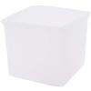 Generic Joocyee 10 cm / 4cubo Super Grande Quadrato Stampo in Silicone Resina colata Strumenti per la creazione di Gioielli, Stampo per Colla Grande cubo, Bianco Trasparente