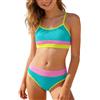 Generico Costume Bambina 12 Anni 14 Anni 8-16 Anni Bikini Ragazza Due Pezzi Costume da Bagno Sportivo Mare Piscina Bikini Set Pezzo sopra Slip Vita Alta Contenitivo Rapida (12-14 Years)