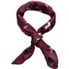 YXINAER Foulard Donna Seta Sciarpa di seta Cravatta raso con stampa animalier for la testa da donna Fazzoletto collo alla moda(1)