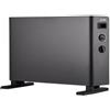 Zephir STUFETTA ELETTRICA / TERMOCONVETTORE DA PAVIMENTO ZEPHIR ZCV2100M-N 2000 W NERO
