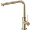 Newform - MAKI miscelatore per lavello con bocca L girevole [PVD brushed pale gold] - 71822.59.098