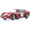 KYOSHO ORIGINALE scala 1/18 Ferrari 250 GTO 1000km Paris Montlhery #1 Rosso K...