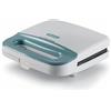 Ariete Tostiera Breakfast 1971, Piastra Elettrica per Toast, Piastra per Panini e Sandwich, Piastre Fisse Grill con Rivestimento Antiaderente,Verticale, 750W, Bianco
