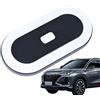 Genérico Luce LED per auto - Lampada magnetica ABS a due colori | Luce interna ricaricabile tramite USB con base adesiva | Illuminazione ambientale senza fili bianca e blu per uso in cabina, portabagagli