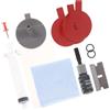 BUGUUYO Kit di Riparazione Parabrezza Auto Strumenti Sicuri in ABS e Gomma per Riparare Crepe e Graffi su Vetro Parabrezza
