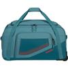 American Tourister City Racer - Borsone con Ruote 68 cm, 98 L - Ampio Spazio & Scomparto Scarpe Separato - Idrorepellente, Manici Multipli, Resistente - Blu (Petrol)