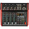 PROEL PLAYMIX8 MIXER AUDIO USB BT CON EFFETTI VOCE 8 CANALI