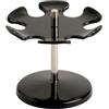 MAUL Portatimbri nero in metallo da scrivania | 6 posti sempre a portata, giro completo a 360°, base stabile, finitura antigraffio, più ordine in ufficio