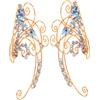 TINEASUR Ear Cuff Orecchini in Lega per Donna Sicuri e Resistenti per Orecchie, Design Unico e Delicato per Feste e Cerimonie