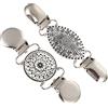Amosfun 2 Pezzi da Donna, Maglione con Clip, per Ragazze, Maglioni, Chiusura a Clip, Cardigan, Clip per Camicia, Sciarpe, Accessori per Camicia, Abbigliamento
