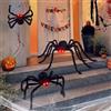Bseical Halloween Decorazioni,Ragno Gigante Luminoso per Halloween 3 Pezzi,Ragno Peloso Gigante con Occhi Rossi Luminosi,Addobbi Halloween Decorazioni Esterno per Giardino, Cortile, Porta,Ragno Finto