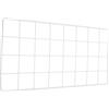 VOSAREA Griglia da Parete e Spazio Extra per Archiviazione in Ferro 40x20cm per Appendere Foto Mollette Cornice Portafoto per Collage a Parete in Soggiorno