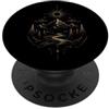 Natura Pura Outdoor Avventura Collezione Sole di Montagna Fiume Natura Trekking Alpi PopSockets PopGrip Adesivo