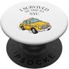 Survivor of NYC Taxi Adventures Trip Mem Sono sopravvissuto al mio viaggio a New York in un taxi cittadino di New York PopSockets PopGrip Adesivo