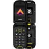 Hammer H robusto telefono flip HAMMER Bow LTE 4G senza contratto impermeabile antipolvere IP68 robusto con grande batteria da 1200mah