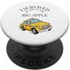Survivor of Big Apple Taxi Adventures Tr Sono sopravvissuto al mio viaggio verso la Grande Mela in un taxi cittadino di una grande mela PopSockets PopGrip Adesivo