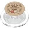 A Book A Day Cozy Librarian Bookish Item A Book A Day Keeps The Mental Breakdown Away Floral Bookish PopSockets PopGrip per MagSafe