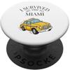 Survivor of Miami Taxi Adventures Trip M Sono sopravvissuto al mio viaggio a Miami in un taxi di Miami PopSockets PopGrip Adesivo