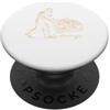 Vintage Hiking Outdoor Nature Lover Grap Bigfoot - Carrello per la spesa, per campeggio, escursionismo, umorismo PopSockets PopGrip Adesivo