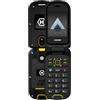 Hammer H flip phone HAMMER DIG LTE 4G Robusto, 2 schermi, simlock-free, doppia SIM, senza contratto, 1200 mAh, 4G/LTE, impermeabile IP68