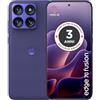 Motorola Moto edge 70 fusion con 3 anni di garanzia (24(8+8+8)/256GB, 50MP+13MP+flicker cam, selfie 32MP, TurboPower 68W, 5100mAh, Display 6.78 Super HD Extreme AMOLED 144Hz, IP68/69, Android 16) Orient Blue
