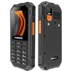 Hammer H Telefono a pulsante Hammer 6 LTE, grande batteria da 2500mah fino a 7 giorni in standby, torcia e tasto SOS, tecnologia Volte, tasti illuminati, test di caduta IP68 da 1,5 metri, 2,4 pollici